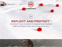 Tablet Screenshot of evershield.com